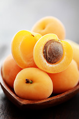 Image showing fresh apricots