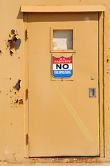 Image showing U.S. Property No Trespassing