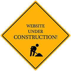 Image showing Website Under Construction Sign