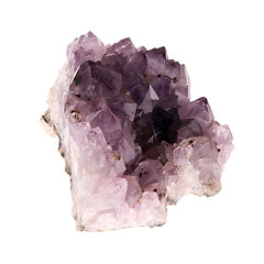 Image showing large amethyst back lit