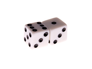 Image showing white dice