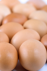 Image showing brown eggs 