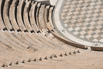 Image showing Piece of Odeon in Athens