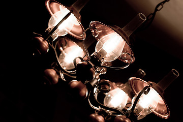 Image showing old-fashioned lamp