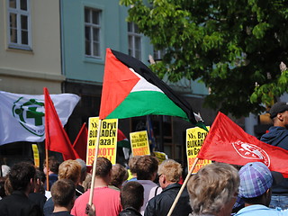 Image showing protesting fore Gaza