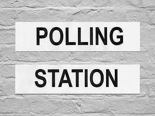 Image showing Polling station