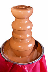 Image showing chocolate fountain