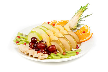 Image showing Fruit assortment closeup