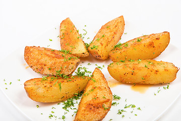 Image showing Baked potatoes