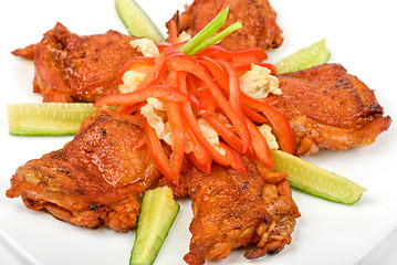 Image showing Fried meat