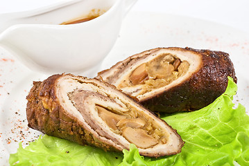 Image showing Meat wrapped