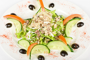 Image showing Salad of tuna fish