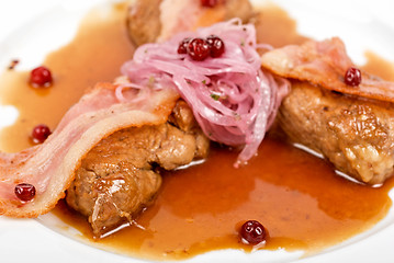 Image showing Roast pork meat