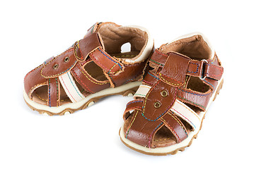 Image showing Summer baby shoes