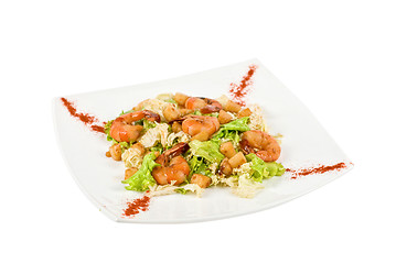Image showing Shrimp tiger salad