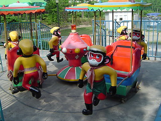 Image showing Monkey Merry-Go-Round