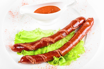 Image showing sausages