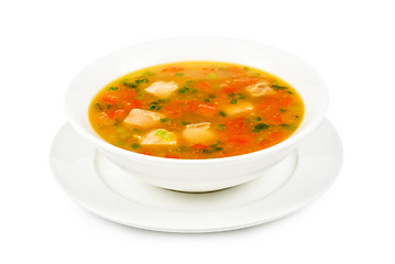 Image showing Fish soup