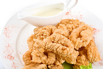 Image showing Deep-fried squid