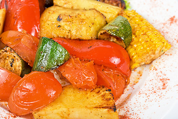 Image showing grilled vegetables