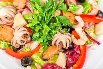 Image showing Seafood salad