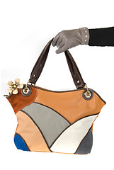 Image showing women bag at hand