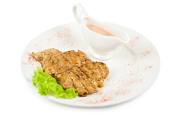 Image showing fried chicken steak