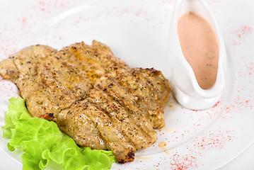 Image showing fried chicken steak