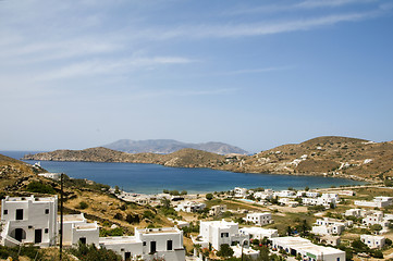 Image showing panoramic view Cyclades Greek Island Ios 