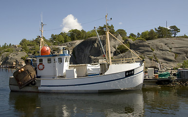 Image showing Norwegain fishing boat