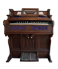 Image showing Antique Pedal Organ 