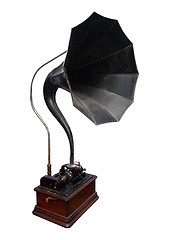 Image showing Antique Cylinder Gramophone 