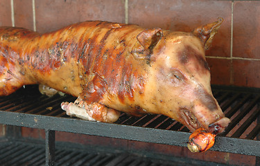 Image showing roast pig