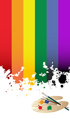Image showing Rainbow flag
