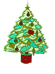 Image showing Christmas Tree Decoration