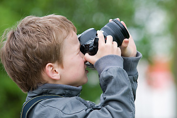 Image showing Young Photographer