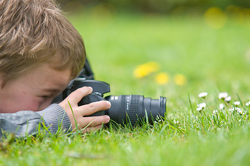 Image showing Young Photographer