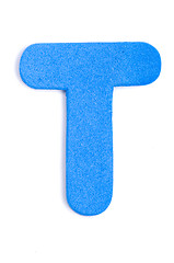 Image showing Foam letter T