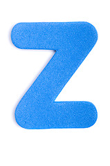 Image showing Foam letter Z