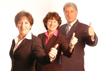 Image showing business team POSITIVE