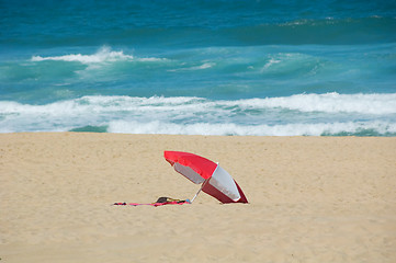 Image showing Beach and ocean