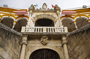 Image showing Seville bullring - Royal balcony