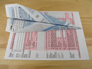 Image showing Paper airplane