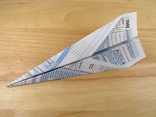 Image showing Paper airplane