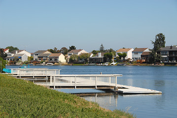 Image showing Boat dock