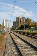 Image showing Trolley tracks