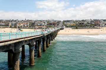 Image showing From the pier