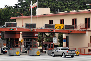 Image showing Toll plaza