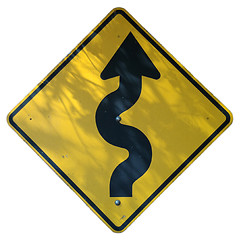 Image showing Winding Road Ahead