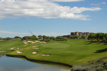 Image showing Golf hole